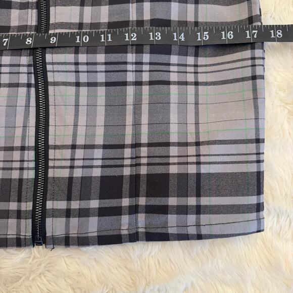 Killstar Bury Me Plaid Full Zip Bodycon Dress XL NWOT - Picture 16 of 16
